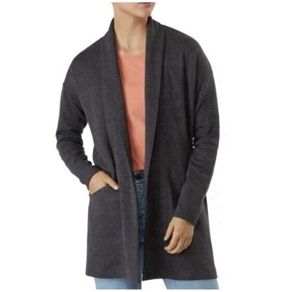 Arc'teryx Womens Gray Laina Cardigan Size SM Sweater Long Open Front Mid Thigh - Picture 10 of 10
